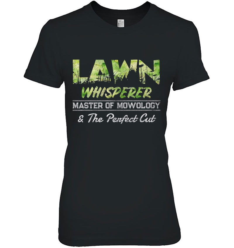 Lawn Whisperer Master Of Mowology Funny Yard Work Gif Premium Hoodie