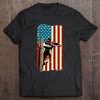 Lineman American Flag Shirt Electric Cable Lineman Gift Tee