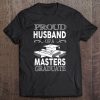 Mens Proud Husband Of A Masters Graduate Senior 2020 Gift Tshirt Tee