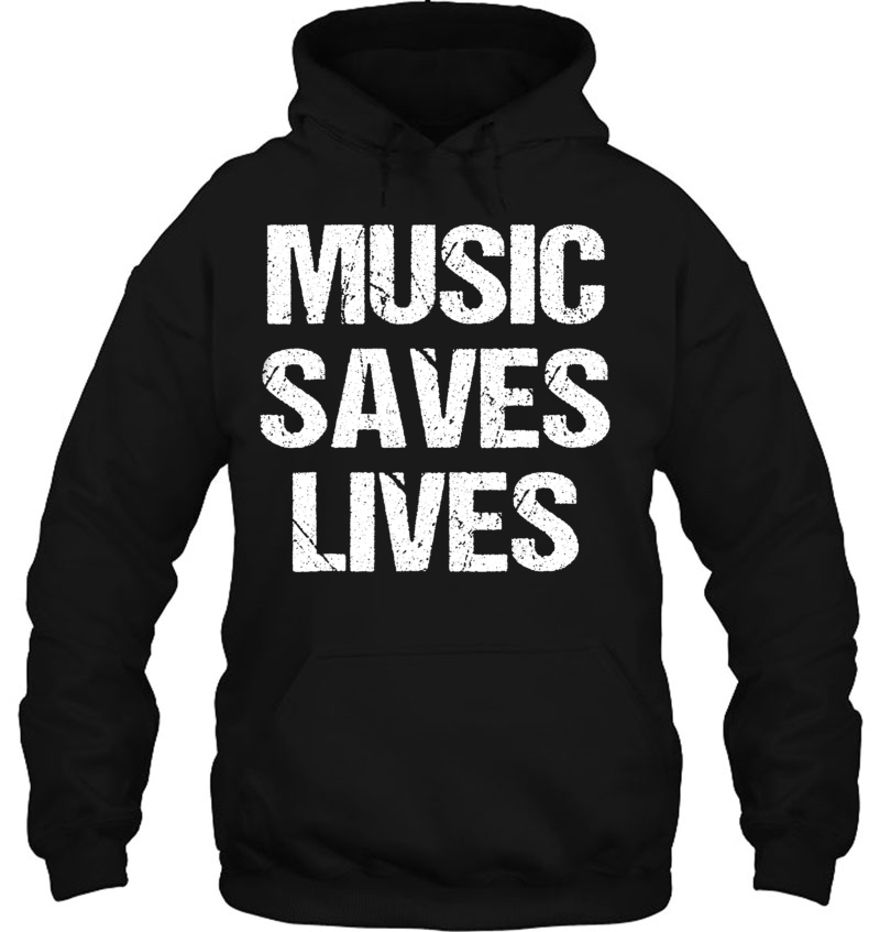 Music Saves Lives Tee Shirt Clothing Mugs