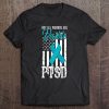 Not All Wounds Visible Teal Ribbon American Flag Gift Tee