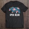 Oma Bear Floral Grandmother Pullover Tee