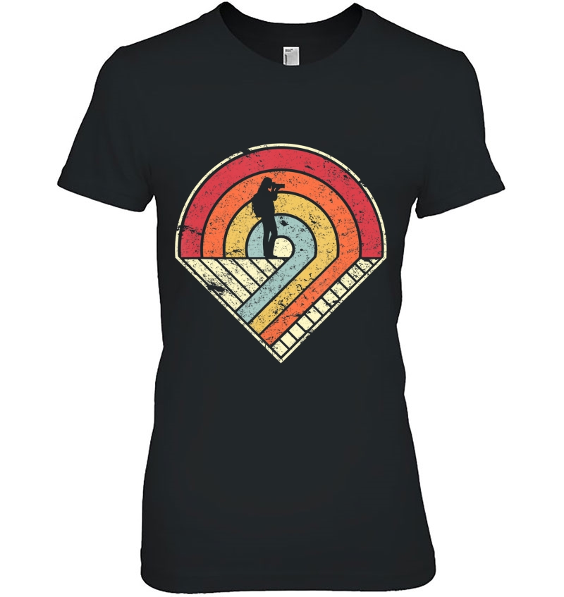 Photography Shirt. Retro Style Photographer Ladies Tee