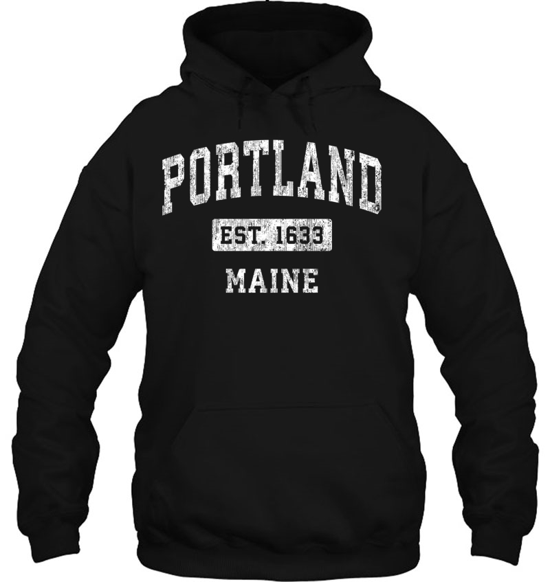 Portland Maine Me Vintage Established Sports Design Mugs