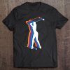 Retro Golf Girl Golfer Golfing Gift Tee