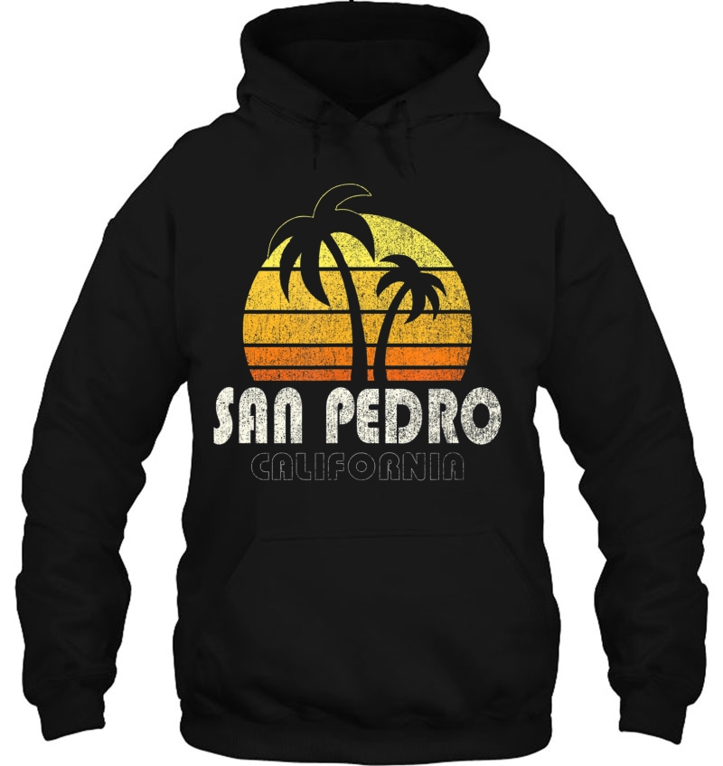 Retro San Pedro Ca Beach Vacation Mugs