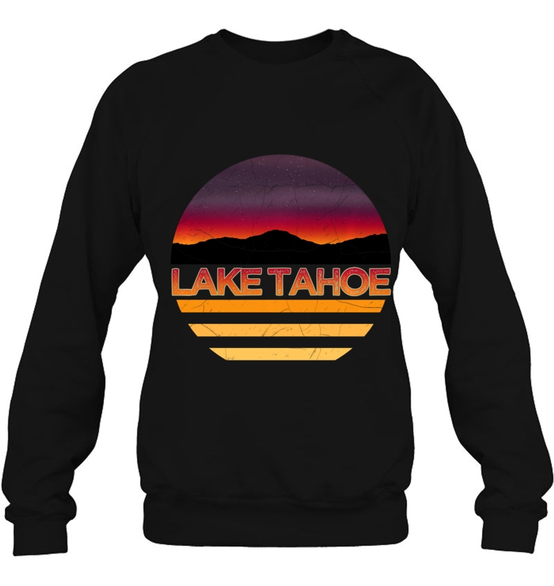 Retro Vintage Lake Tahoe Sunset Mugs