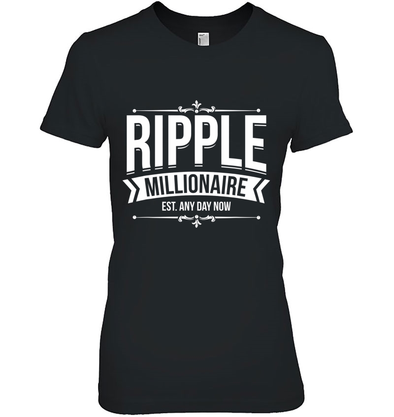 Ripple Millionaire Est Any Day Now Crypto Blockchain Hoodie