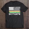 Scituate Irish Heritage Shirt Vintage American Flag Gift Tee Tee