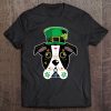 Skull Dog St Patrick Day American Staffordshire Terrier Tee