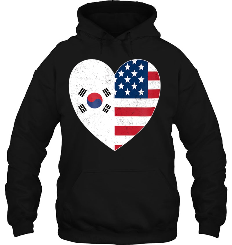 South Korea Flag Korean American Heart Usa Patriotic Mugs