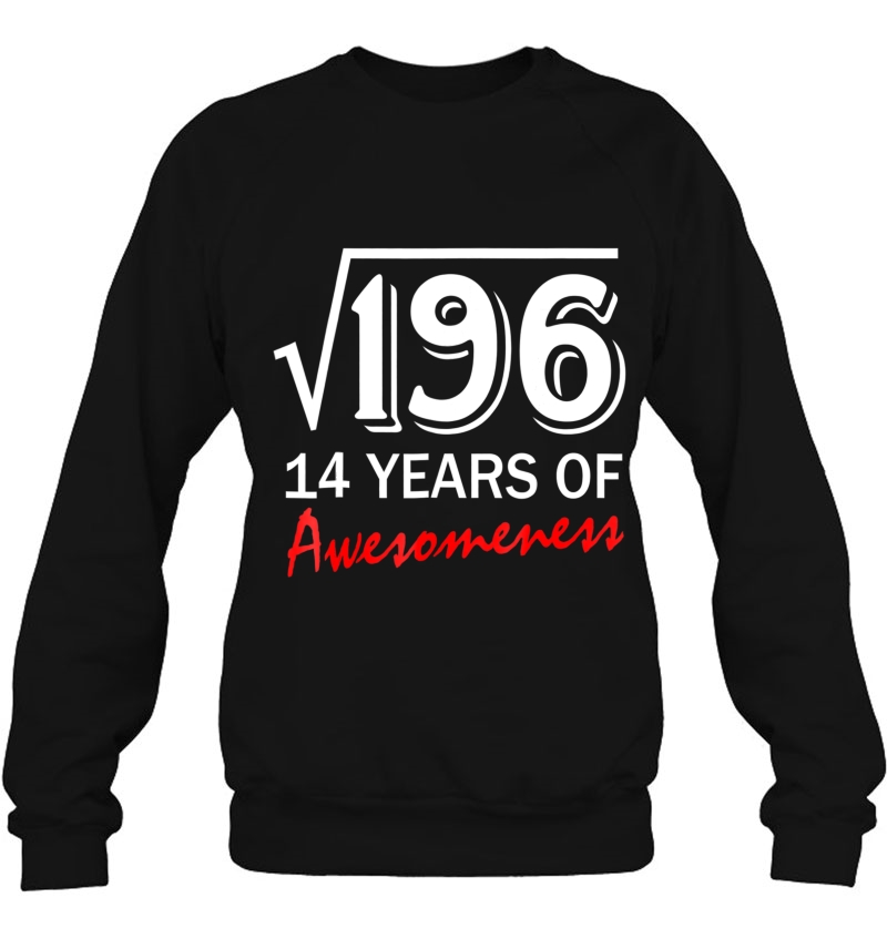 Square Root Of 196 14 Years Of Awesomeness 14Th Birthday Mugs