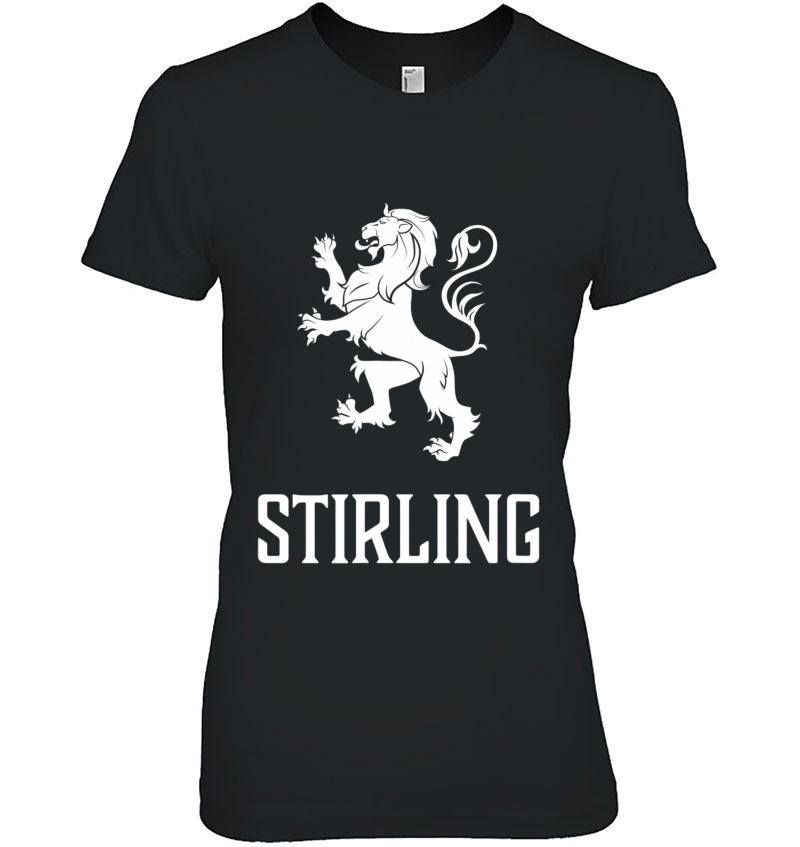 Stirling, Scotland - Scottish Lion, Gaelic Ladies Tee