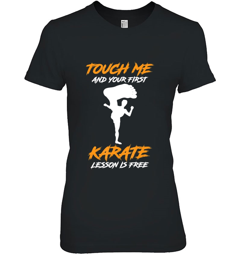 Touch Me And Your First Karate Lesson Is Free Gift Hoodie