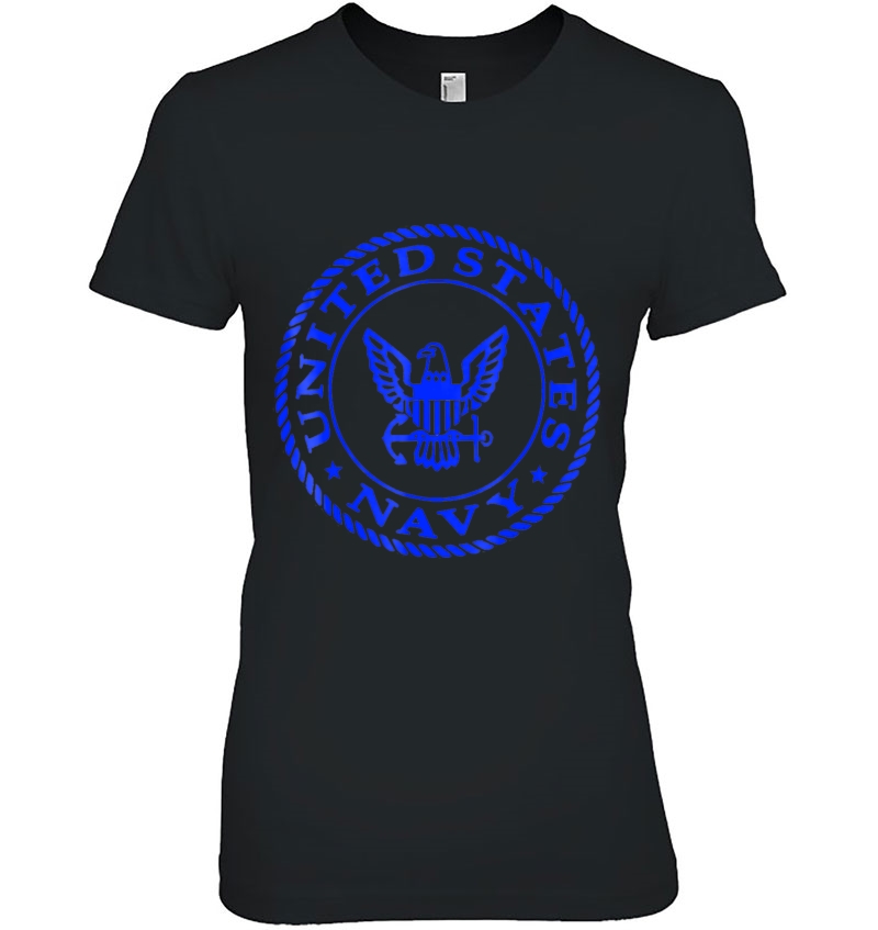 United States Navy Logo Tshirt Ladies Tee