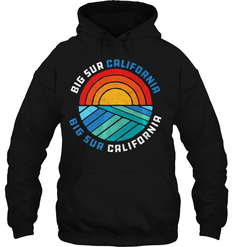 Vintage Big Sur California Surf Design Retro Surfing Shirt Mugs