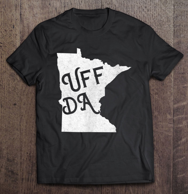 Vintage Uff Da Funny Minnesota Lingo Tank Top Shirt