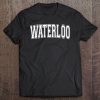 Waterloo Il Illinois Usa Vintage Sports Varsity Style Tee