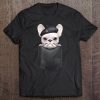 White French Bulldog In Chest Pocket Tee