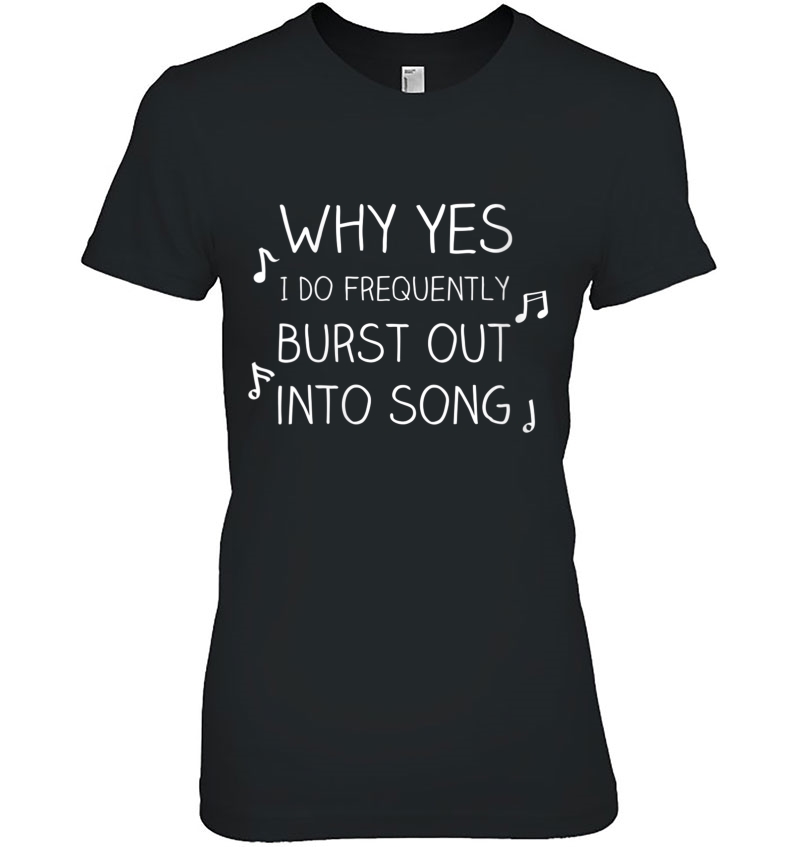 Womens Choir Teacher Shirt Funny Choir Director Gift Vocal Coach V-Neck Ladies Tee