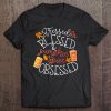 Womens Cute Turkey Day Gift Stressed Blessed Pumpkin Spice Obsessed V-Neck Tee