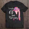 Womens Funny Flamingo 60Th Birthday For 60 Years Old Sixty V-Neck Tee