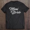 Womens Mimi Of The Bride Wedding Party V-Neck Tee