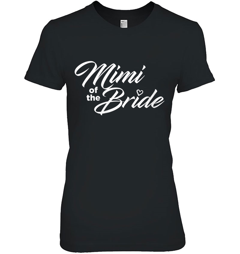 Womens Mimi Of The Bride Wedding Party V-Neck Hoodie