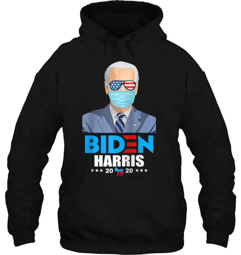 Biden Harris 2020 Shirt Vote Joe Biden Mask 2020 Raglan Baseball Tee Mugs