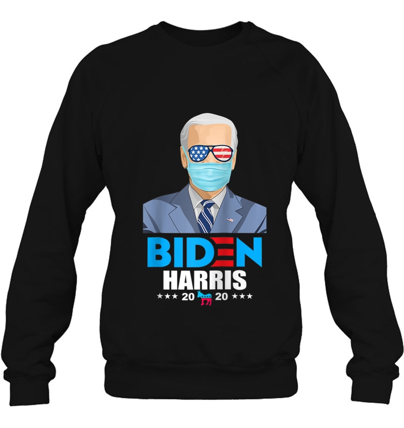 Biden Harris 2020 Shirt Vote Joe Biden Mask 2020 Raglan Baseball Tee Mugs