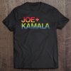 Joe And Kamala Bold Retro Rainbow Pride Biden Harris Tee