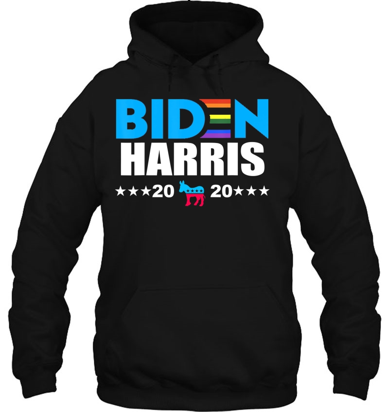 Joe Biden 2020 Biden Harris Rainbow Gay Pride Lgbt Hoodie