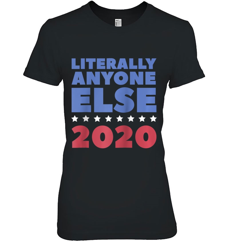 Literally Anyone Else 2020 Presidential Election Raglan Baseball Tee Hoodie