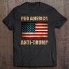 Pro America Usa Flag Patriot Liberal Anti Trump 2020 Resist Tee