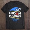 Womens Biden Harris Blue Wave 2020 Democrat Voter Election V-Neck Tee