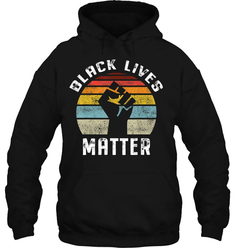 Black Lives Matter Retro Vintage Hoodie