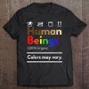 Womens Human Beings Colors May Vary V-Neck Tee