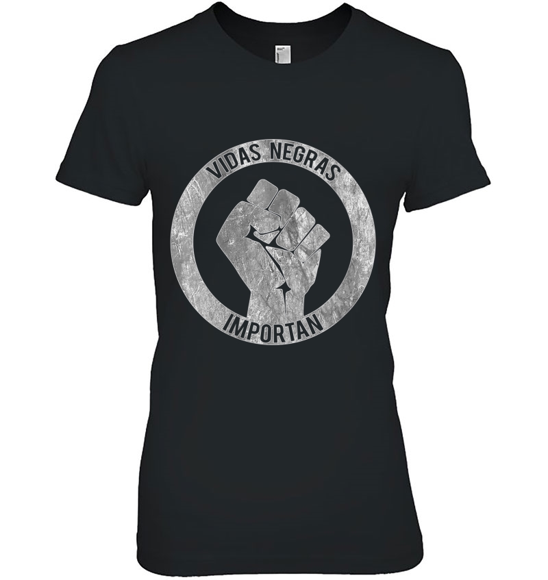 Womens Vidas Negras Importan V-Neck Ladies Tee