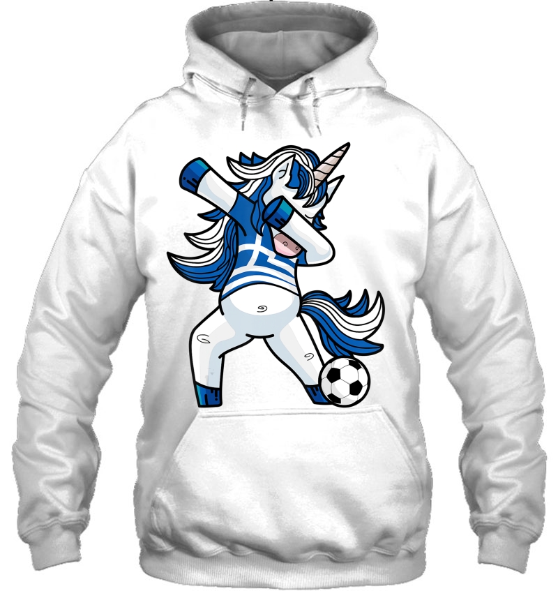 Dabbing Soccer Unicorn Greece Greeks Football Mugs