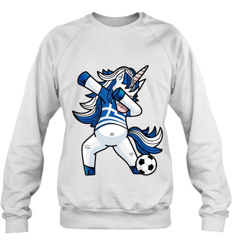 Dabbing Soccer Unicorn Greece Greeks Football Mugs