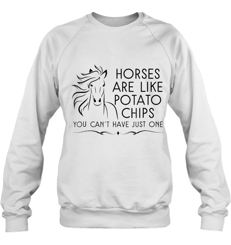 Horses Are Like Potato Chips Funny For Horse Owner Mugs