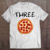 Kids 3 Year Old Pizza Birthday Party 3Rd Birthday Tee