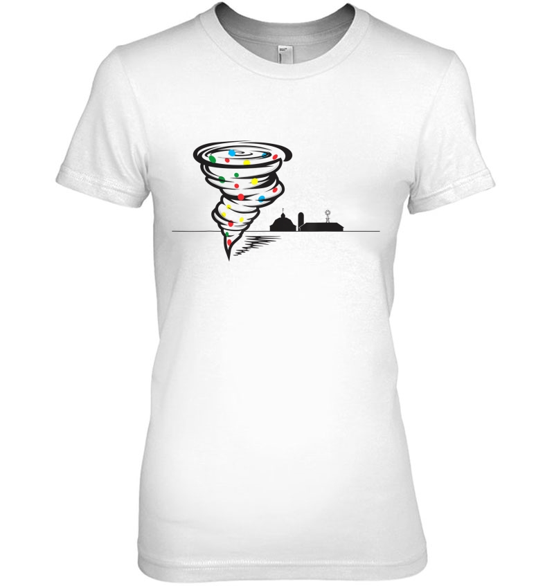 Thunderstorm Tornado Wind Hurricane Nature Ladies Tee