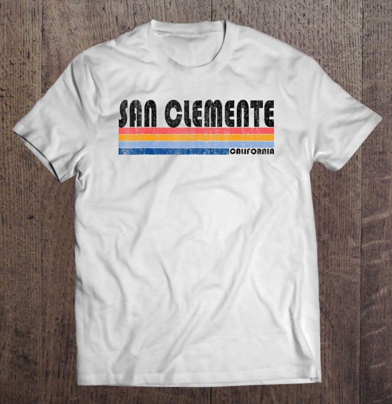 Vintage 1980S Style San Clemente Ca Shirt