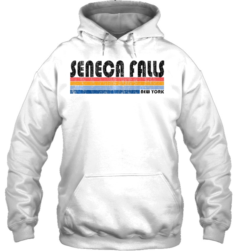 Vintage 1980S Style Seneca Falls Ny Hoodie