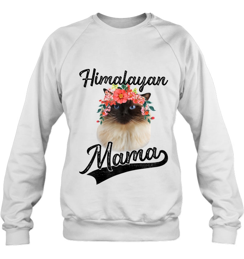 Womens Cute Himalayan Mama Flower Graphic Cat Lover Gifts Mugs