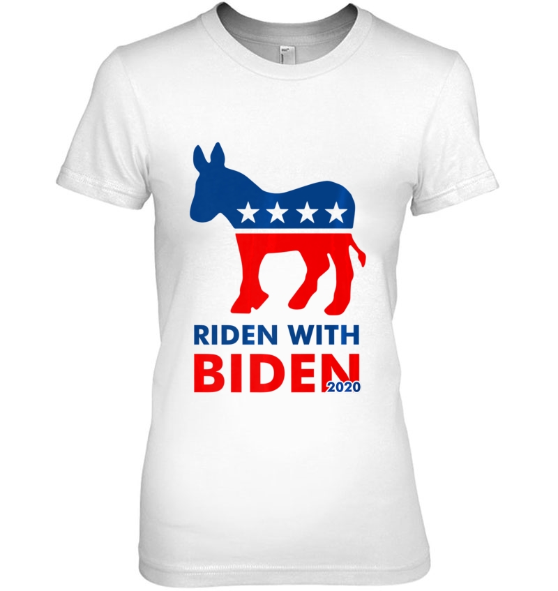 I'm Riden With Joe Biden 2020 Election Democrat Donkey Tee Hoodie