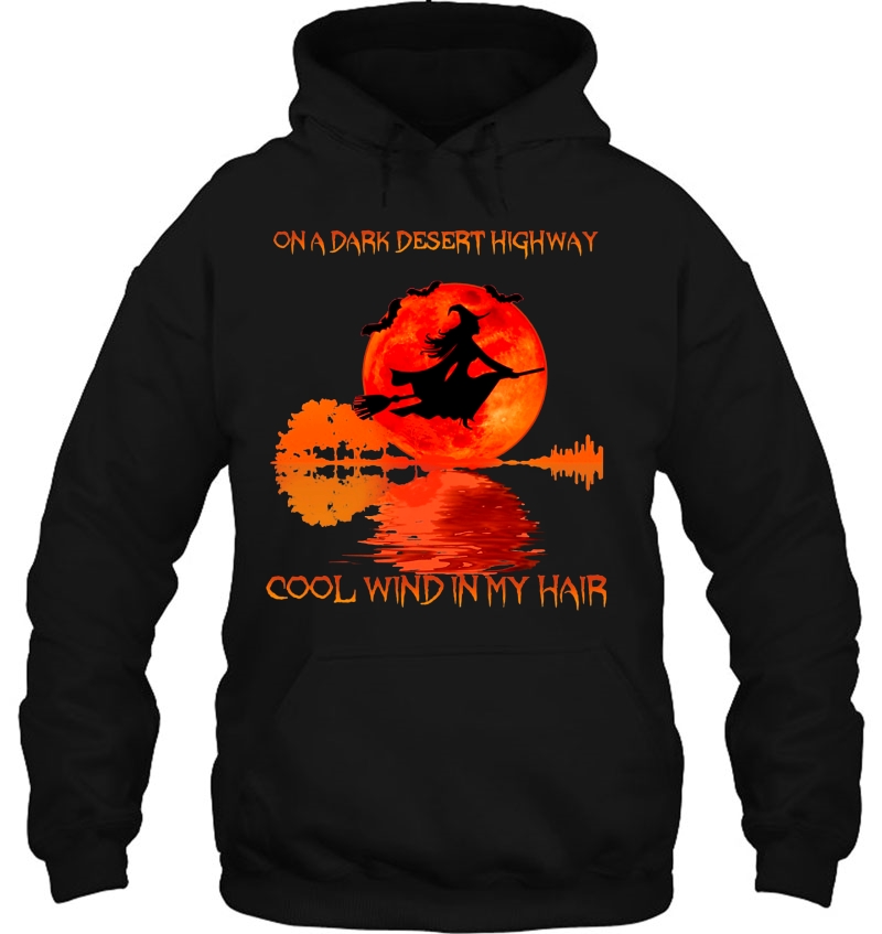 On A Dark Desert Highway Cool Wind In My Hair Witch Halloween Moon Mugs