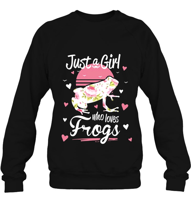 Just A Girl Who Loves Frogs Floral Vintage Version Mugs