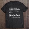 Being A Mother Is The Most Important Job In The World Being A Grandma Is The Most Fun Tee